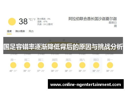 国足容错率逐渐降低背后的原因与挑战分析